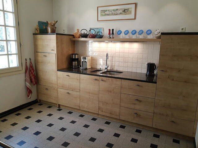 Keuken met Falcon fornuis