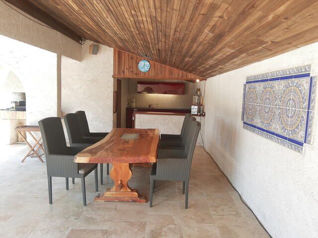 Poolhouse en terras